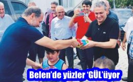 Belen’de yüzler ‘GÜL’üyor