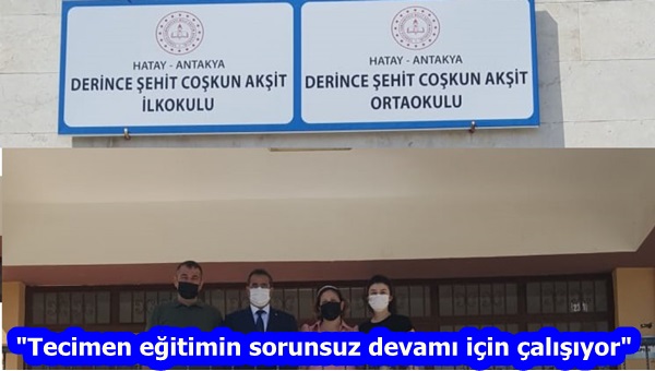 “Tecimen eğitimin sorunsuz devamı için çalışıyor”