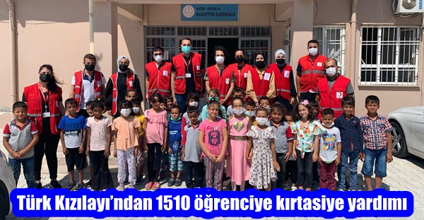 Türk Kızılayı’ndan 1510 öğrenciye kırtasiye yardımı