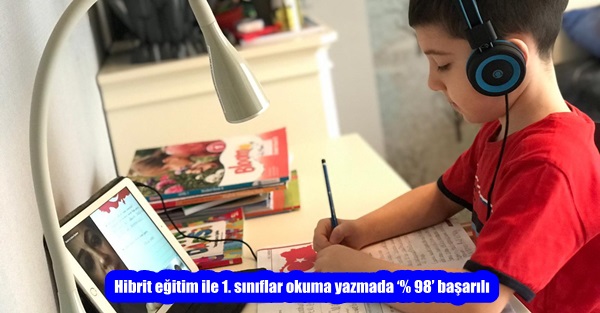 Hibrit eğitim ile 1. sınıflar okuma yazmada ‘% 98’ başarılı