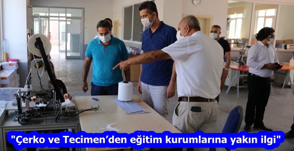 “Çerko ve Tecimen’den eğitim kurumlarına yakın ilgi”