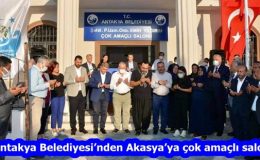 “Antakya Belediyesi’nden Akasya’ya çok amaçlı salon”