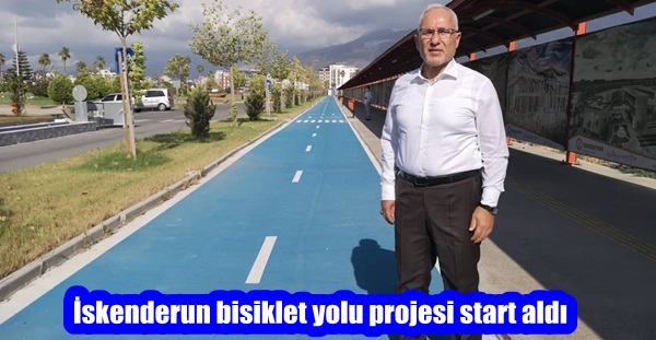 İskenderun bisiklet yolu projesi start aldı