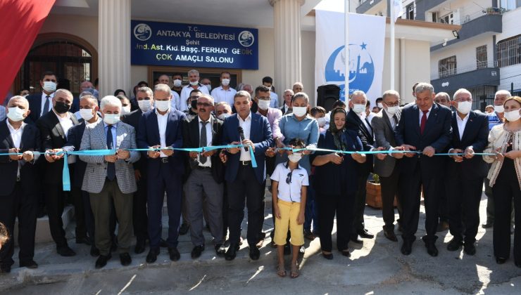 Şehit Jandarma Astsubay Kıdemli Başçavuş Ferhat Gedik Çok Amaçlı Salonu hizmete açıldı