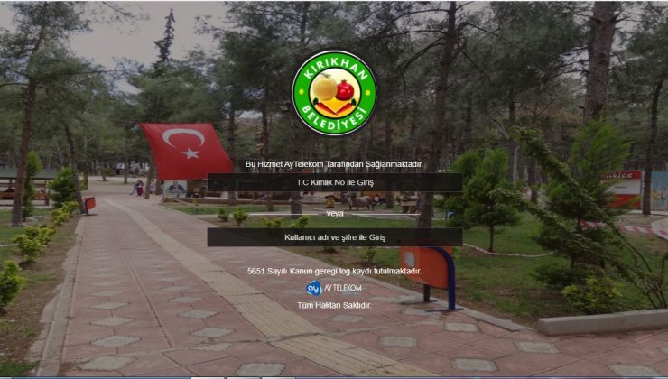Kırıkhan Belediyesi’nden ücretsiz wi-fi hizmeti
