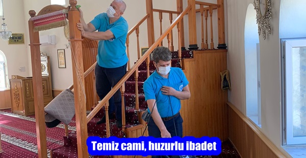 Temiz cami, huzurlu ibadet