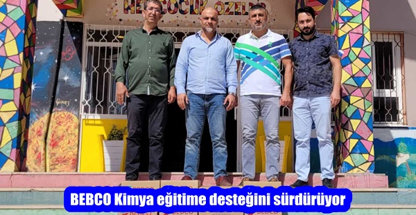 BEBCO Kimya eğitime desteğini sürdürüyor