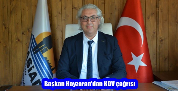 Başkan Hayzaran’dan KDV çağrısı