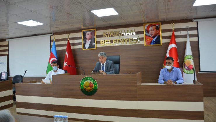 Kırıkhan Belediyesi Ekim ayı toplantısını yaptı