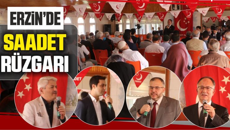 Erzin’de Saadet rüzgarı