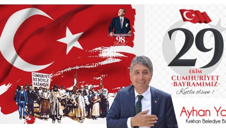 Başkan Yavuz “29 Ekim Cumhuriyet Bayramımız Kutlu Olsun”