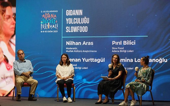 Yurttagül,  Adana’da “Gıdanın Yolculuğu” oturumuna katıldı