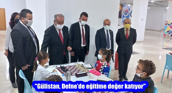 “Gülistan, Defne’de eğitime değer katıyor”