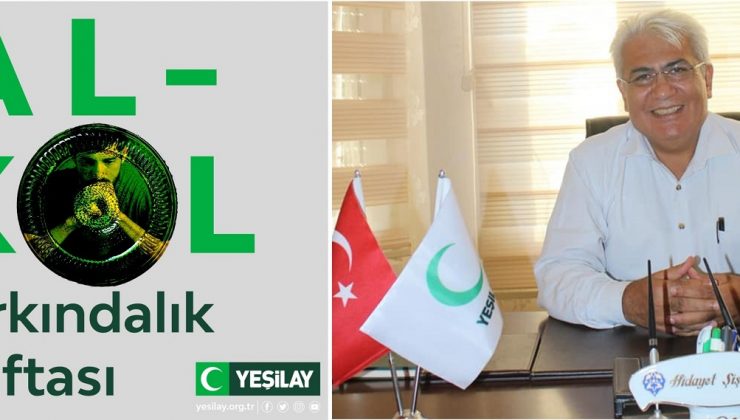 Yeşilay alkol bağımlılığıyla mücadelesini aralıksız sürdürüyor