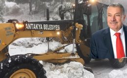 Antakya Belediyesi kar yağışı boyunca teyakkuzda