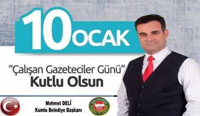 Başkan Deli: Gazetecilerin 10 Ocak gününü kutluyorum