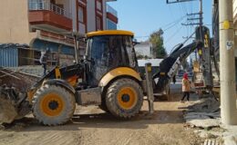 Samandağ Girne Caddesi’nde çalışma başladı