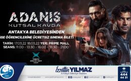Antakya Belediyesi’nden lise öğrencilerine sinema bileti