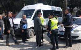 Samandağ’da öğrenci servisleri denetlendi