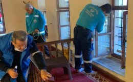 Antakya Belediyesi ibadethaneleri tertemiz yapıyor