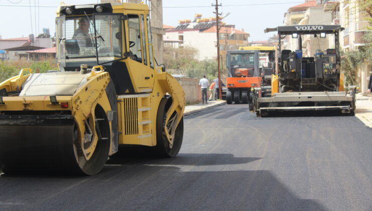 SAMANDAĞ BELEDİYESİ’NDEN ASFALT SEFERBERLİĞİ