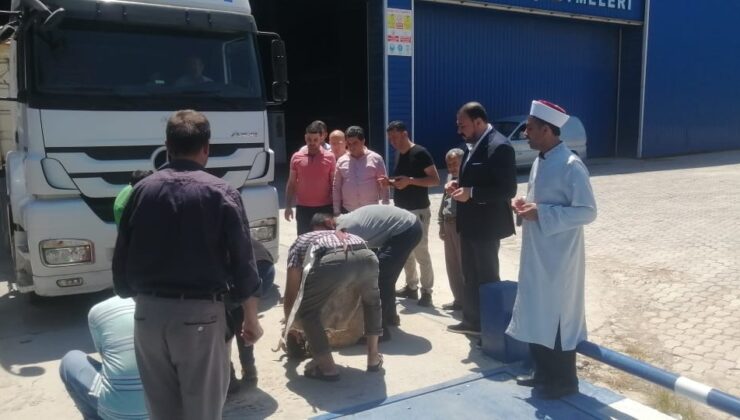 Hatay’da buğday hasadı dualarla başladı