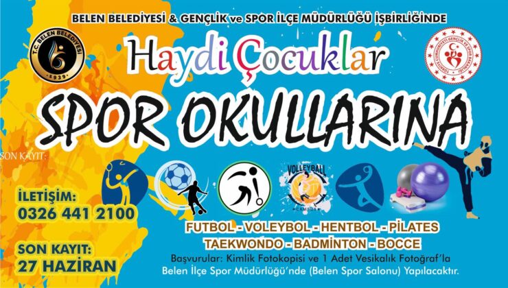 Gül: Haydi çocuklar spora