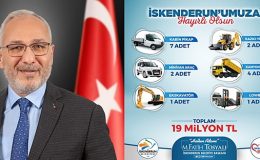 İskenderun Belediyesi envanterine 17 araç ekledi
