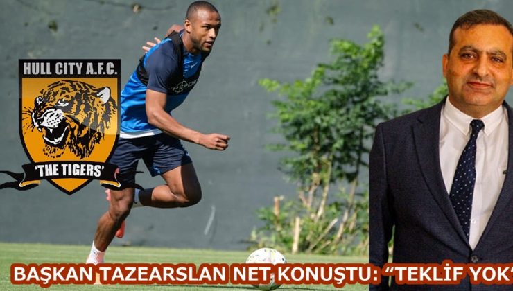 Başkan Tazearslan net konuştu: “Teklif yok”