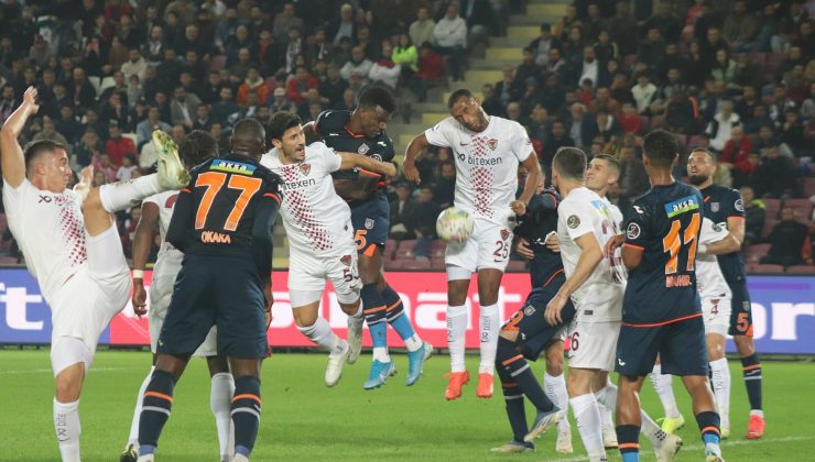 Hatayspor Başakşehir’i elinden kaçırdı 3-3