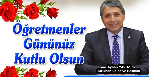 YAVUZ “ÖĞRETMENLER MİLLİ BİRLİK VE BERABERLİĞİMİZİN TEMİNATIDIR”