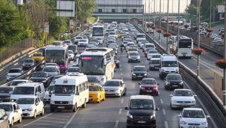 102 bin 403 adet taşıtın trafiğe kaydı yapıldı