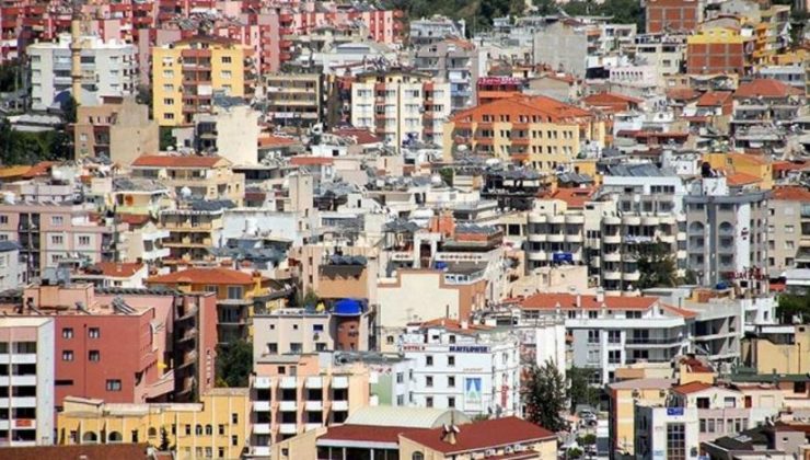 Türkiye’deki yapıların yüzölçümü %4,7 azaldı