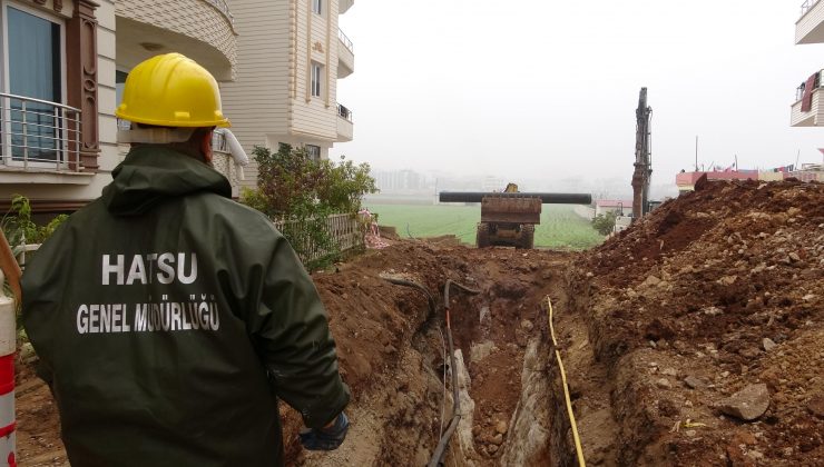 HATSU’DAN YENİŞEHİR MAHALLESİ’NDE ALTYAPI ÇALIŞMASI