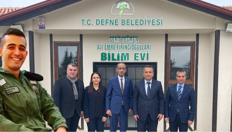 ŞEHİT TEĞMENİN ADI BİLİM EVİNE VERİLDİ