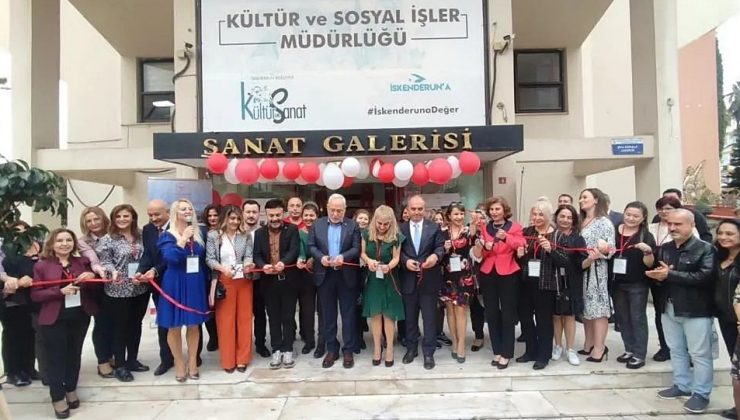 ‘Sağlıkçı Ressamlar’ Karma resim sergisi açıldı