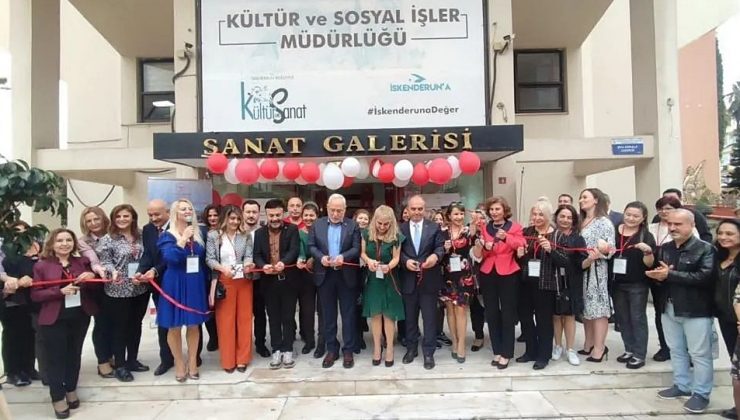 ‘Sağlıkçı Ressamlar’ Karma resim sergisi açıldı