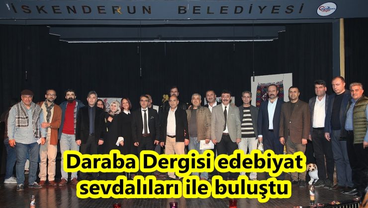 Daraba Dergisi edebiyat sevdalıları ile buluştu