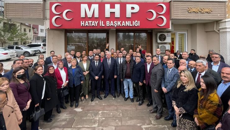 “Semih Yalçın’dan MHP İl Teşkilatı’na ziyaret”