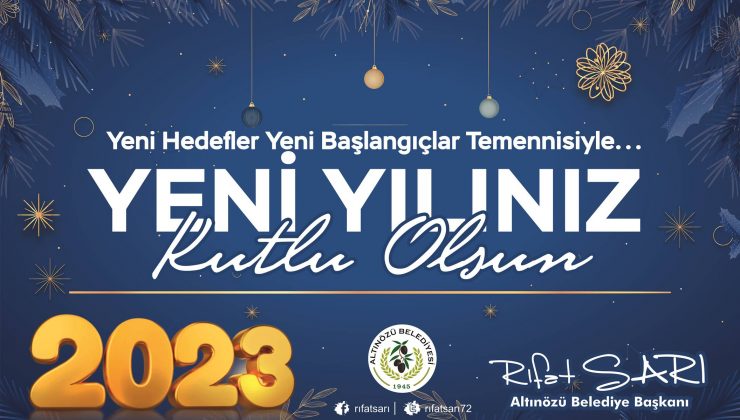 Sarı: 2023 herkese huzur getirsin