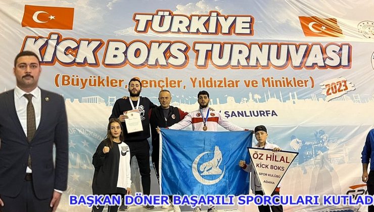 Başkan Döner başarılı sporcuları kutladı