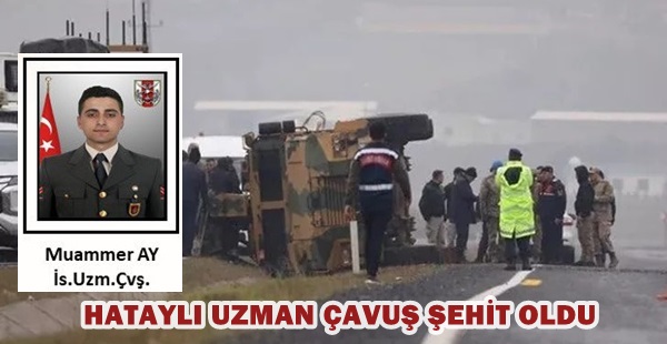 Hataylı uzman çavuş şehit oldu