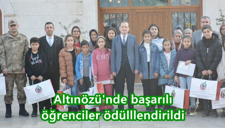 Altınözü’nde başarılı öğrenciler ödüllendirildi