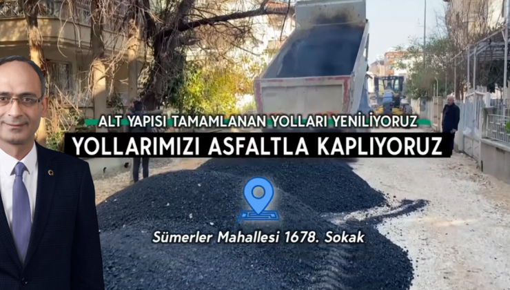 DEFNE BELEDİYESİ YOL ÇALIŞMALARINA ARA VERMİYOR