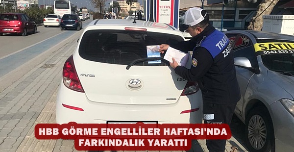 HBB GÖRME ENGELLİLER HAFTASI’NDA FARKINDALIK YARATTI