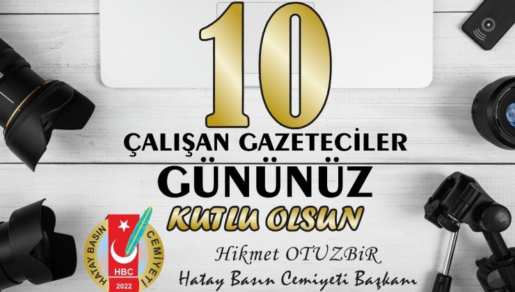 HBC Başkanı Hikmet Otuzbir: “Gazeteciler Toplumun Öncüleridir”