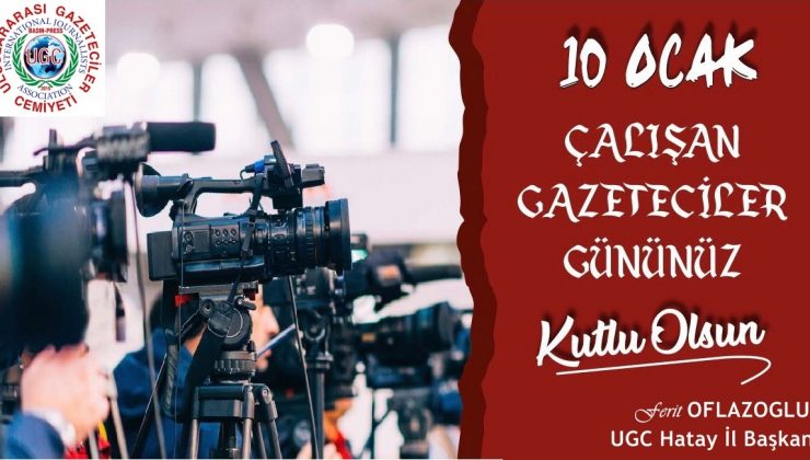 Oflazoglu: Gazeteciler milletin gözü kulağıdır