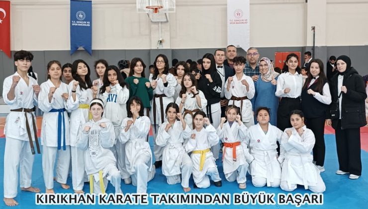 KIRIKHAN KARATE TAKIMINDAN BÜYÜK BAŞARI