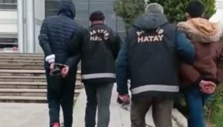 Hatay’da hırsızlara operasyon: 2 tutuklama