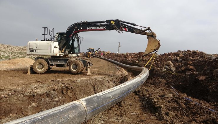 KUMLU YENİ ANA İSALE HATTI İNŞAATI’NIN 25 KM’Sİ TAMAMLANDI